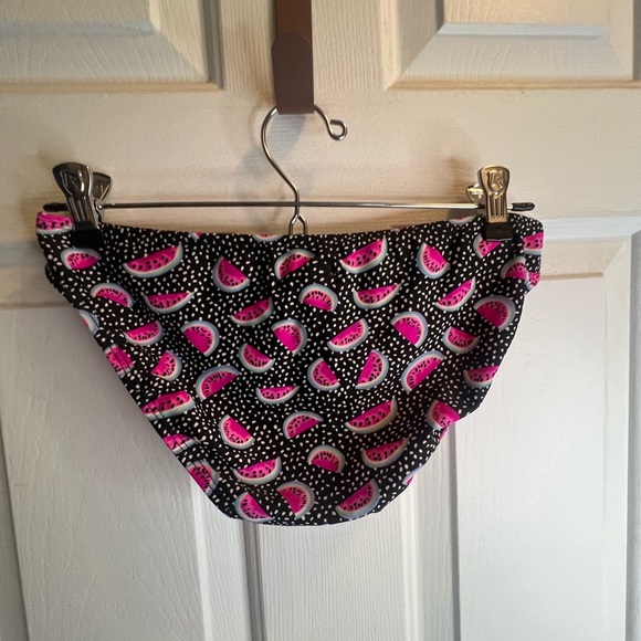 2 piece Black and Pink Watermelon Print Bikini set - Picture 7 of 10